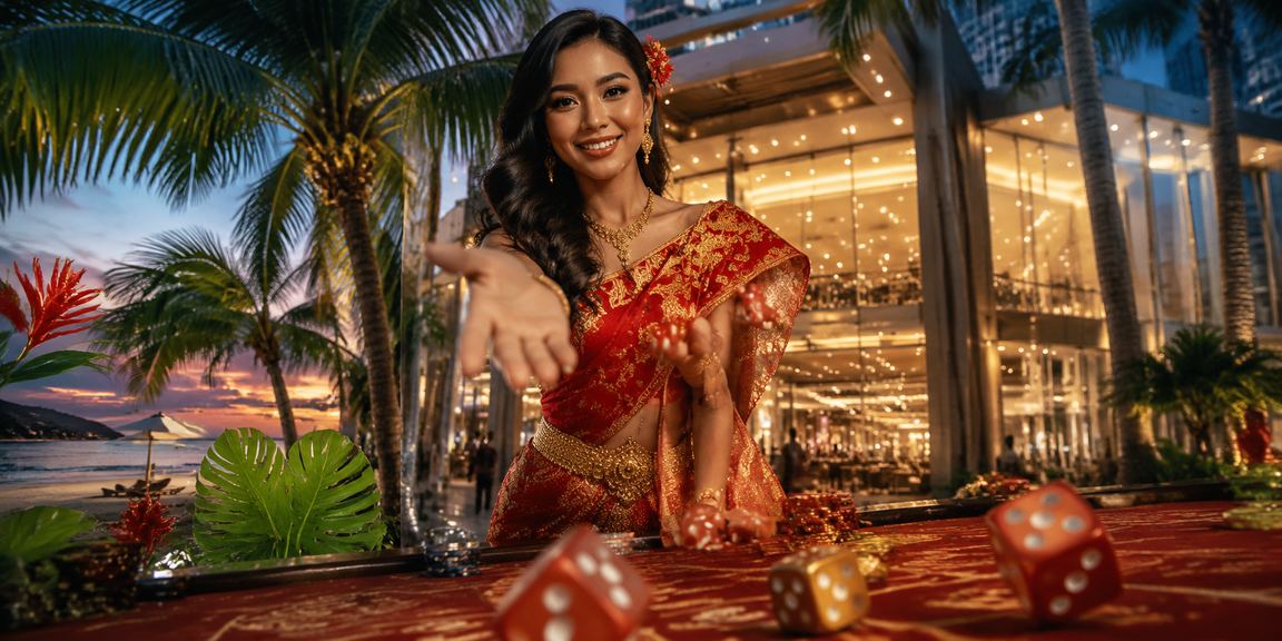 Pemain permainan dadu kasino bergaya Melayu di Kuala Lumpur